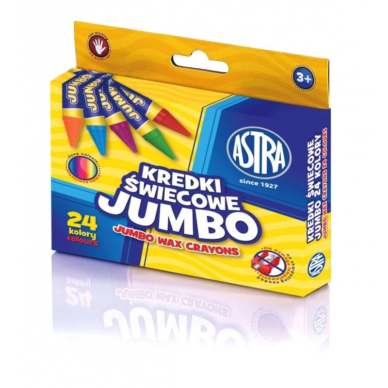 E-shop Astra voskové farbičky Jumbo 24ks 316118006