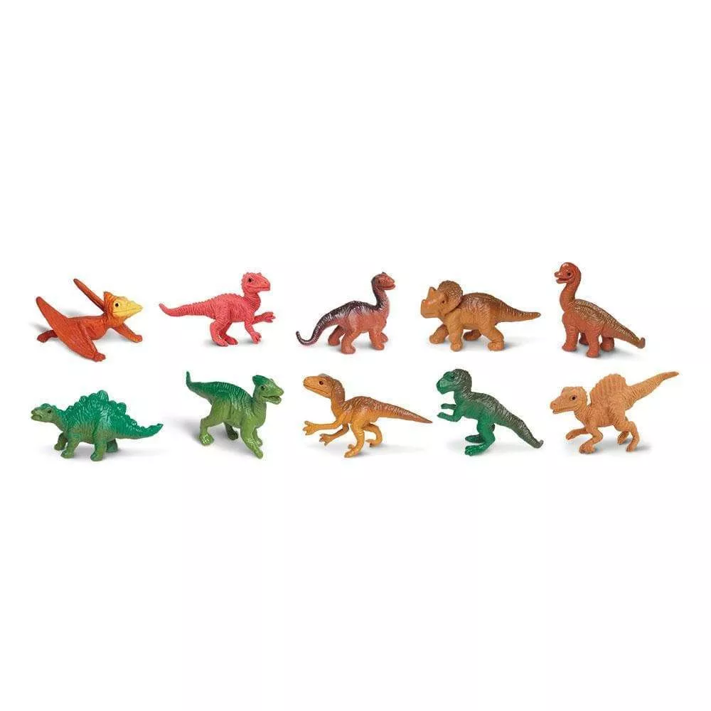 Safari Ltd. mláďatá dinosaurov – sada 48 figúrok