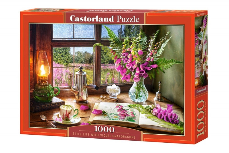 E-shop Castorland Still Life with Violet Snapdragons 1000 dielov