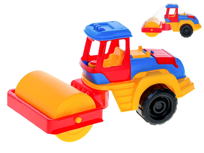 Plastový cestný valec 36 cm s voľnobežným pohonom v sieťke