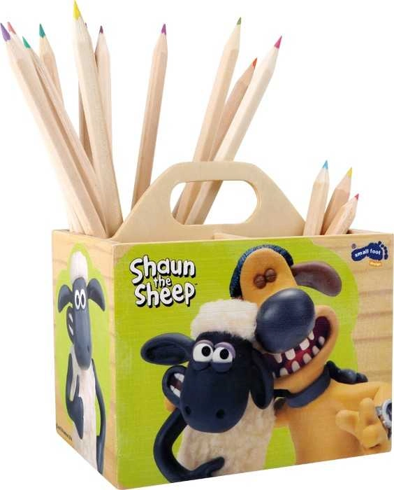 E-shop Small Foot dřevěný stojánek na tužky ovečka Shaun