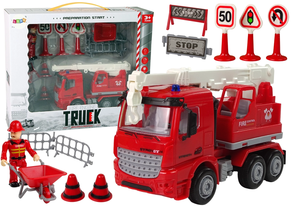 E-shop Lean Toys Sada Hasičského auta s príslušenstvom