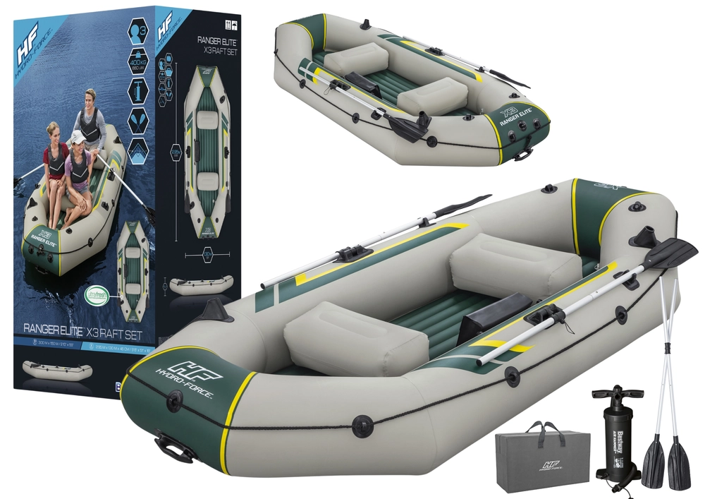 E-shop Nafukovací čln Bestway RANGER ELITE X3 pre 3 osoby