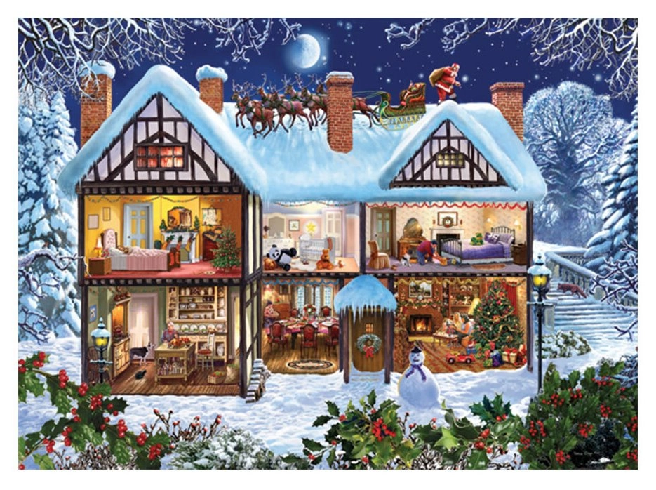 E-shop Puzzle ANATOLIAN Dom o Vianociach 1000 dielikov
