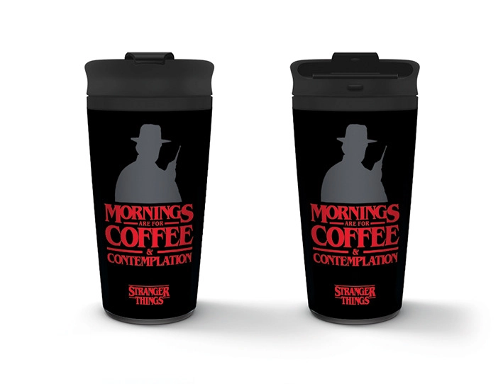 E-shop Pyramid International Cestovní hrnek Stranger Things Coffee and Contemplation 425 ml