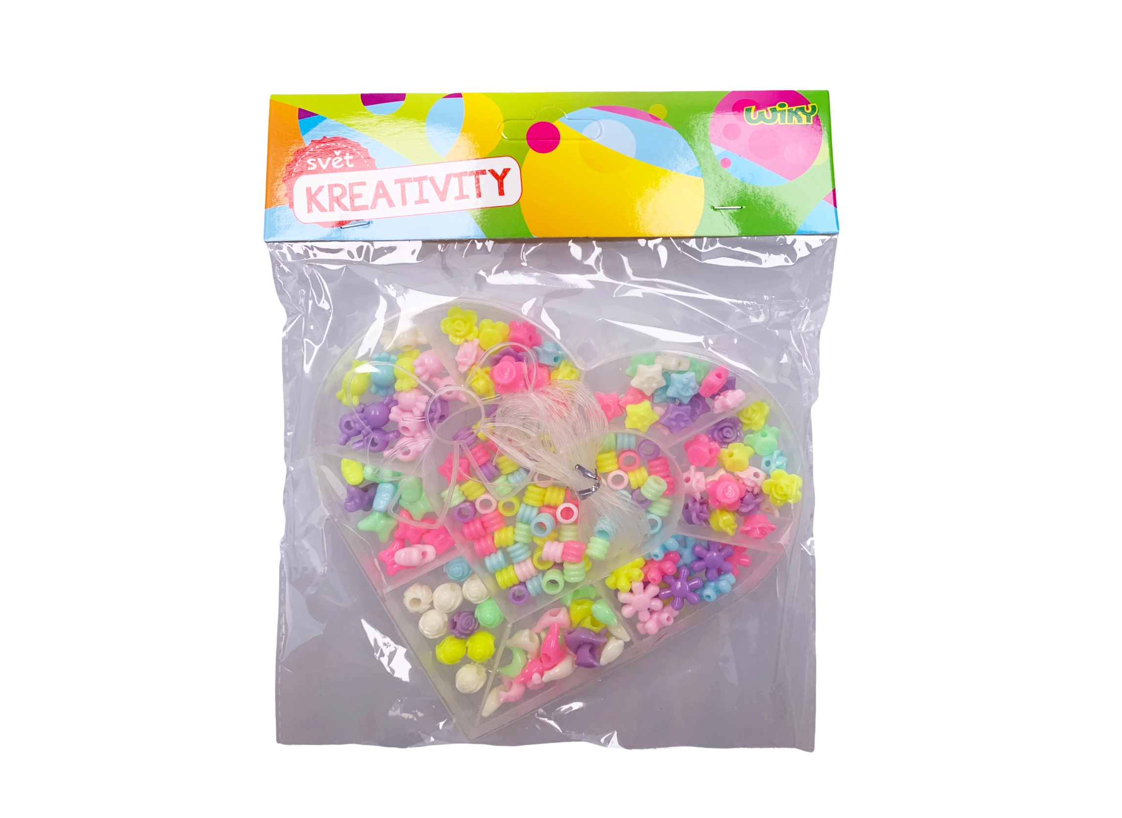 E-shop Korálky set 55g - Srdce
