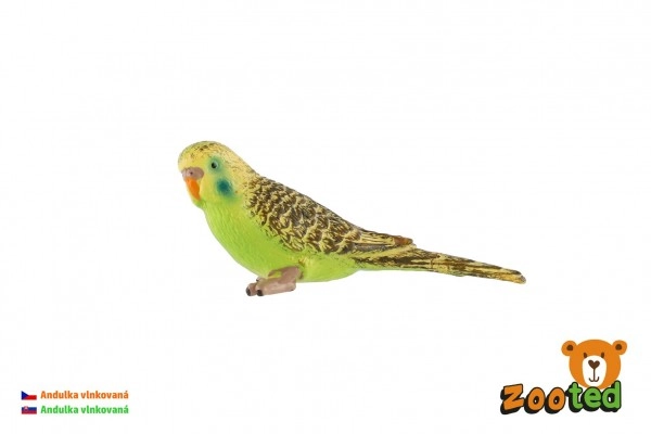 E-shop Plastová figúrka andulky vlnkovanej 9 cm
