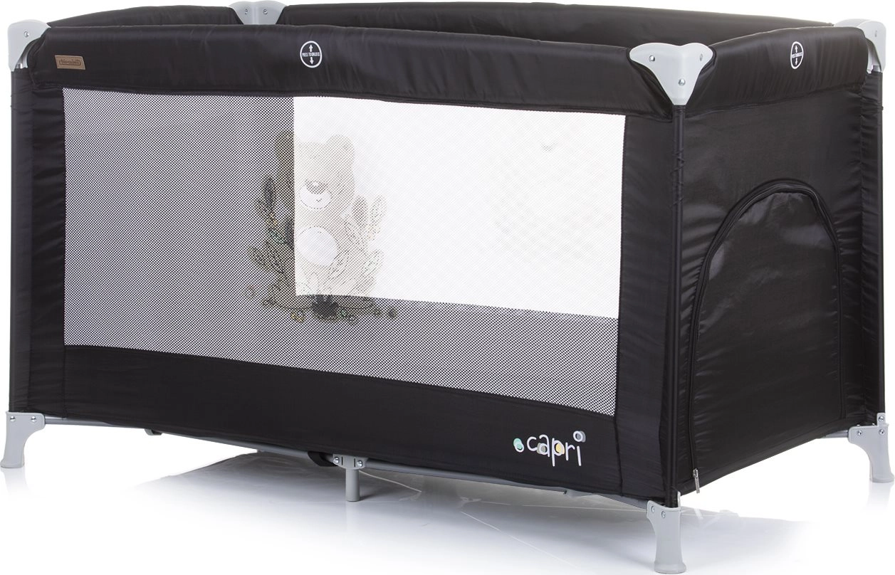 E-shop CHIPOLINO Postieľka cestovná Capri Ebony