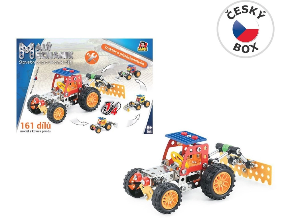 Malý mechanik traktor s príslušenstvom