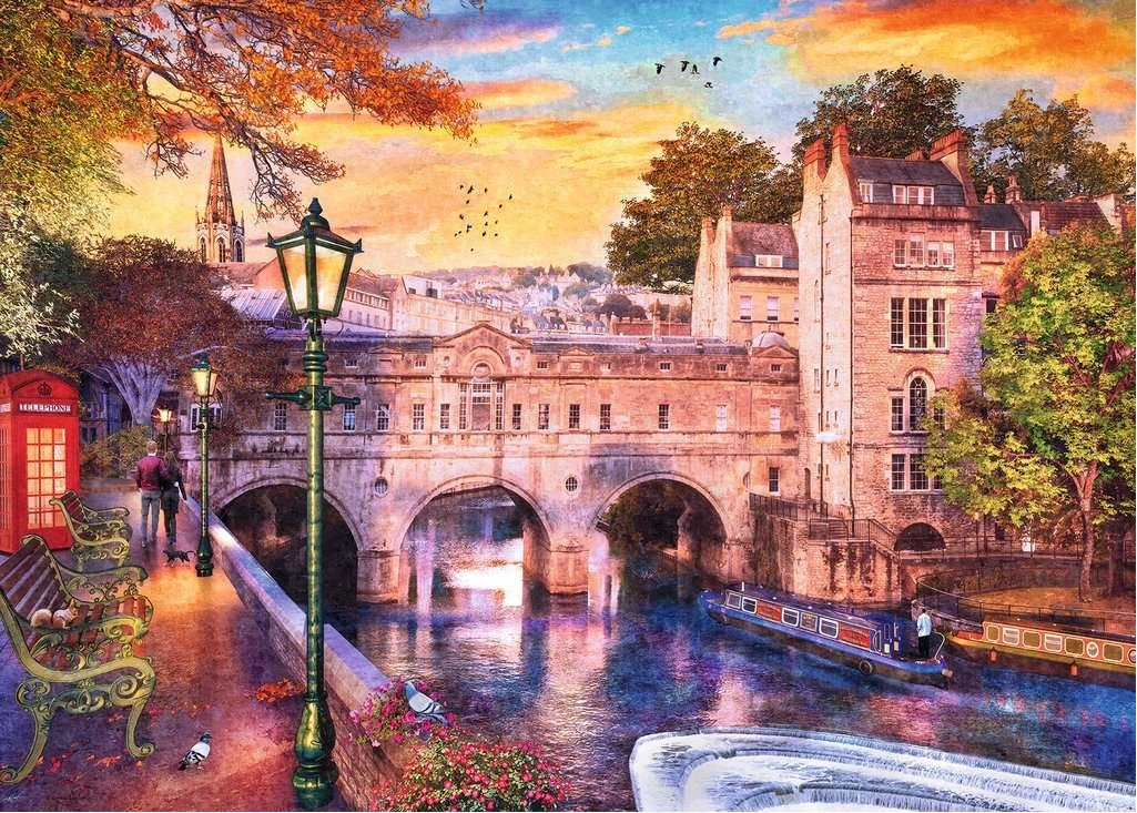 E-shop Puzzle RAVENSBURGER Kúpeľná romantika 1000 dielikov