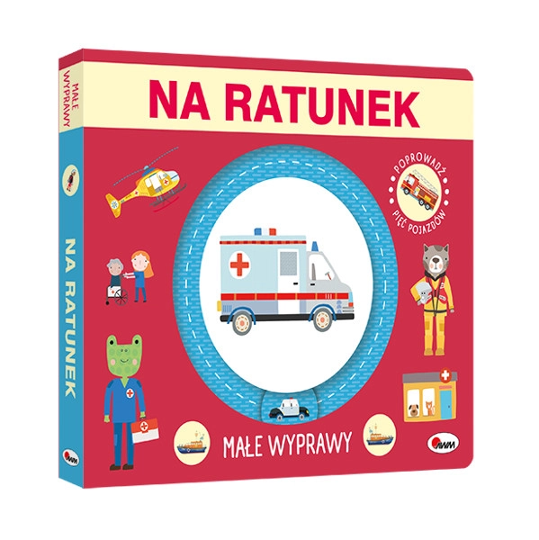 E-shop Malé výpravy: Na pomoc – interaktívna knižka s pohyblivými prvkami