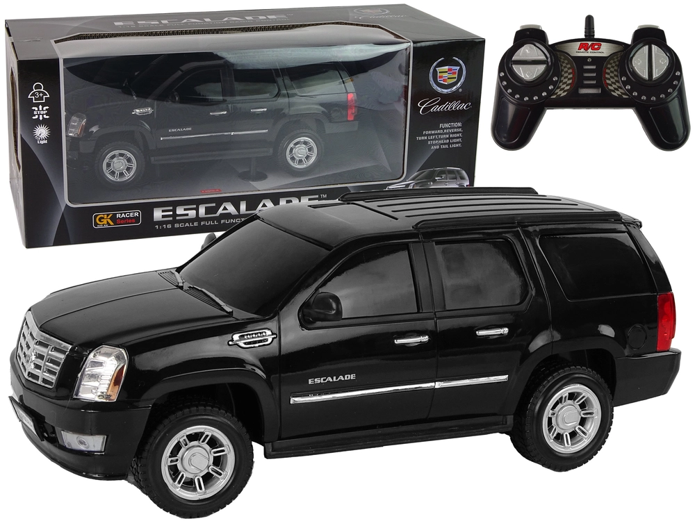 E-shop RC auto CADILLAC ESCALADE 1:16 so svetlami a zvukmi – čierne