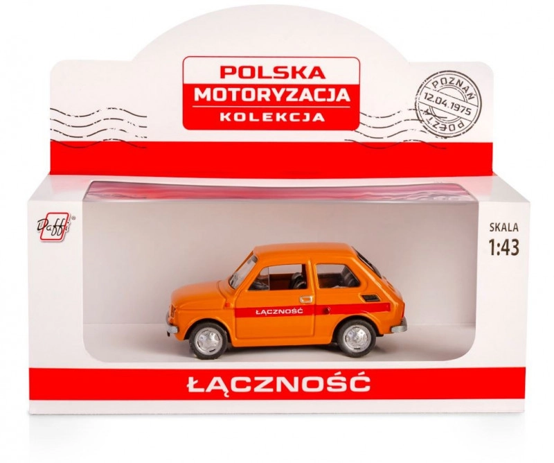 E-shop Kovový model FIAT 126p 1:43 – poštová edícia