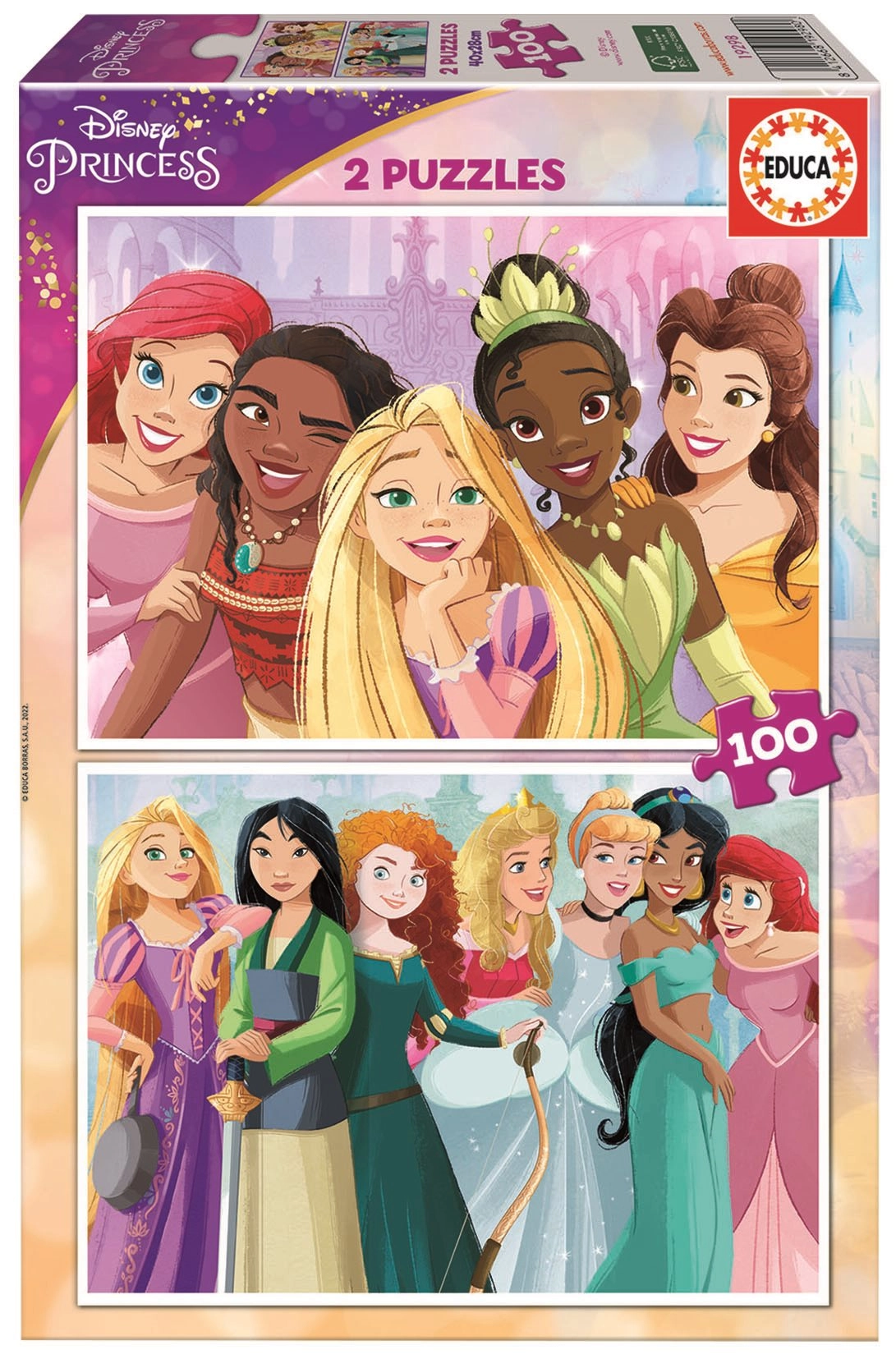 E-shop EDUCA Disney princezny 2x100 dielov