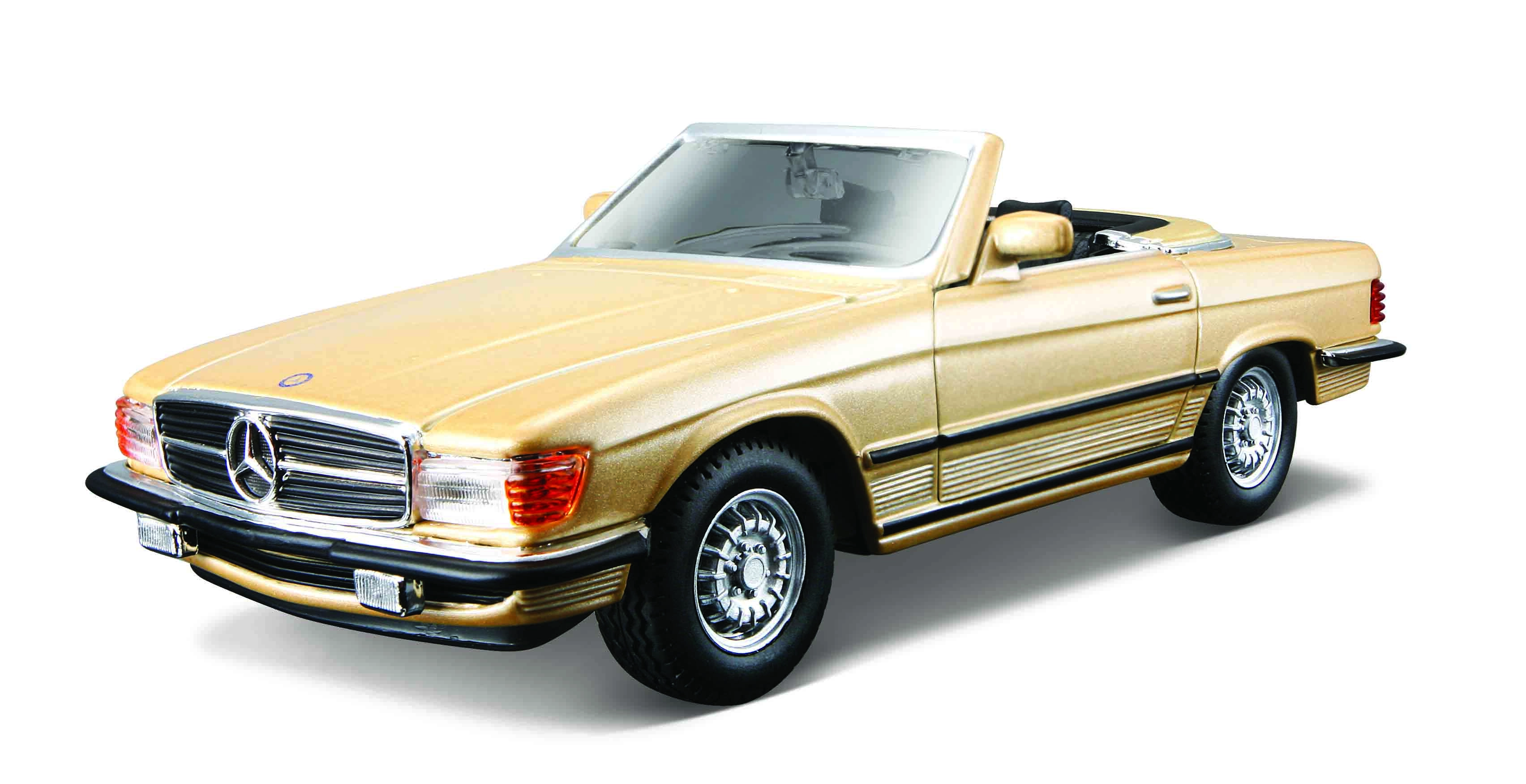 E-shop Bburago Mercedes Benz 450 SL 1977 Zlatý model 1:32