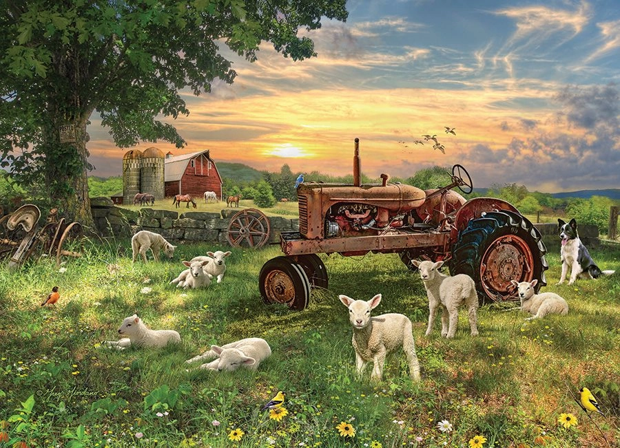 E-shop Puzzle Pole pri východe slnka od Cobble Hill 1000 dielikov