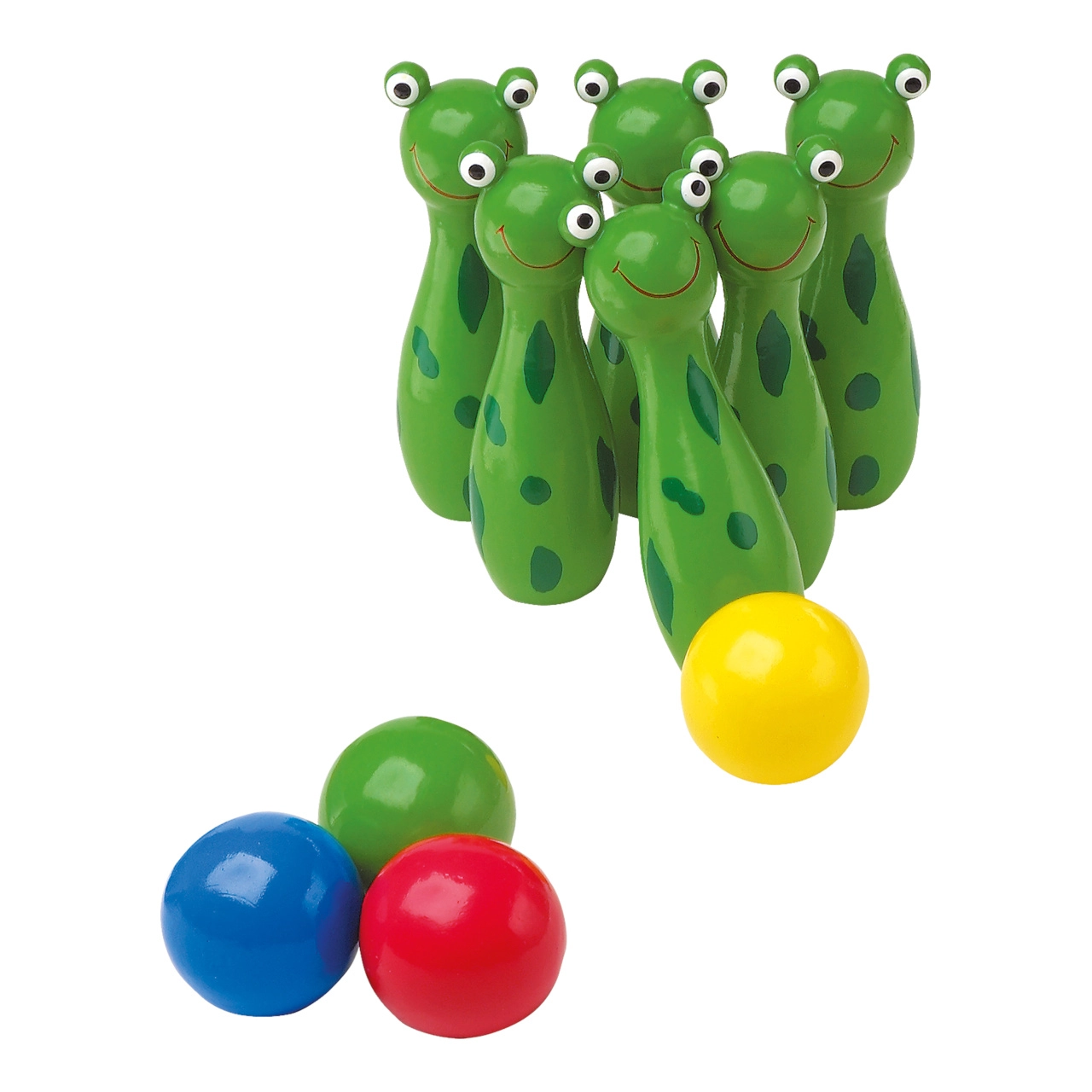 E-shop Small Foot Kuželky žabky