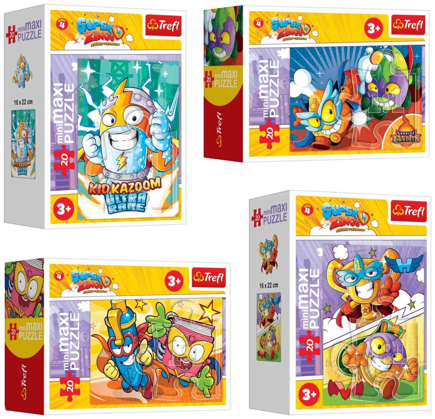 E-shop TREFL Kid Kazoom a Super Zings: Připraveni 20 dielov