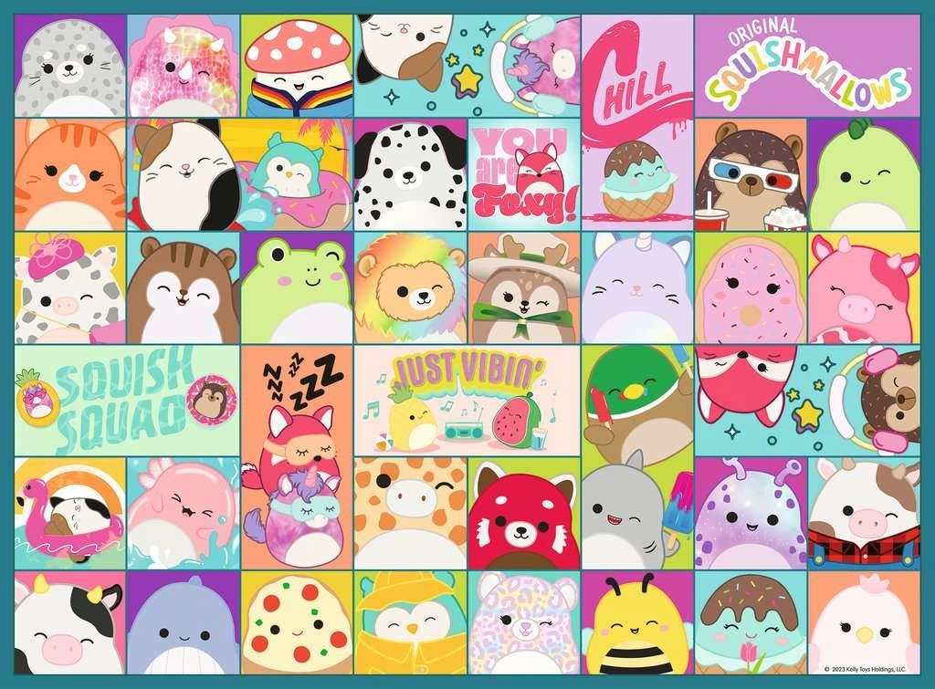 RAVENSBURGER Squishmallows XXL 100 dielov