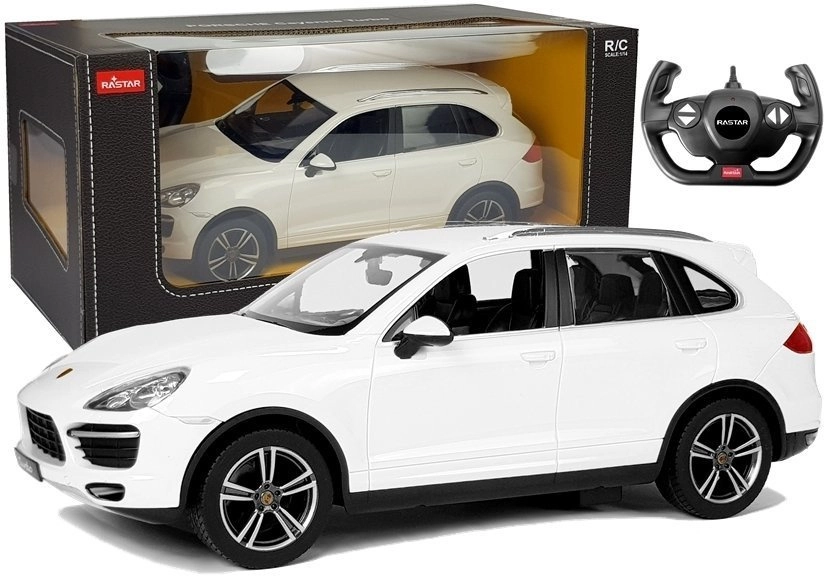 Rastar Porsche Cayenne R/C biela RTR 1:14