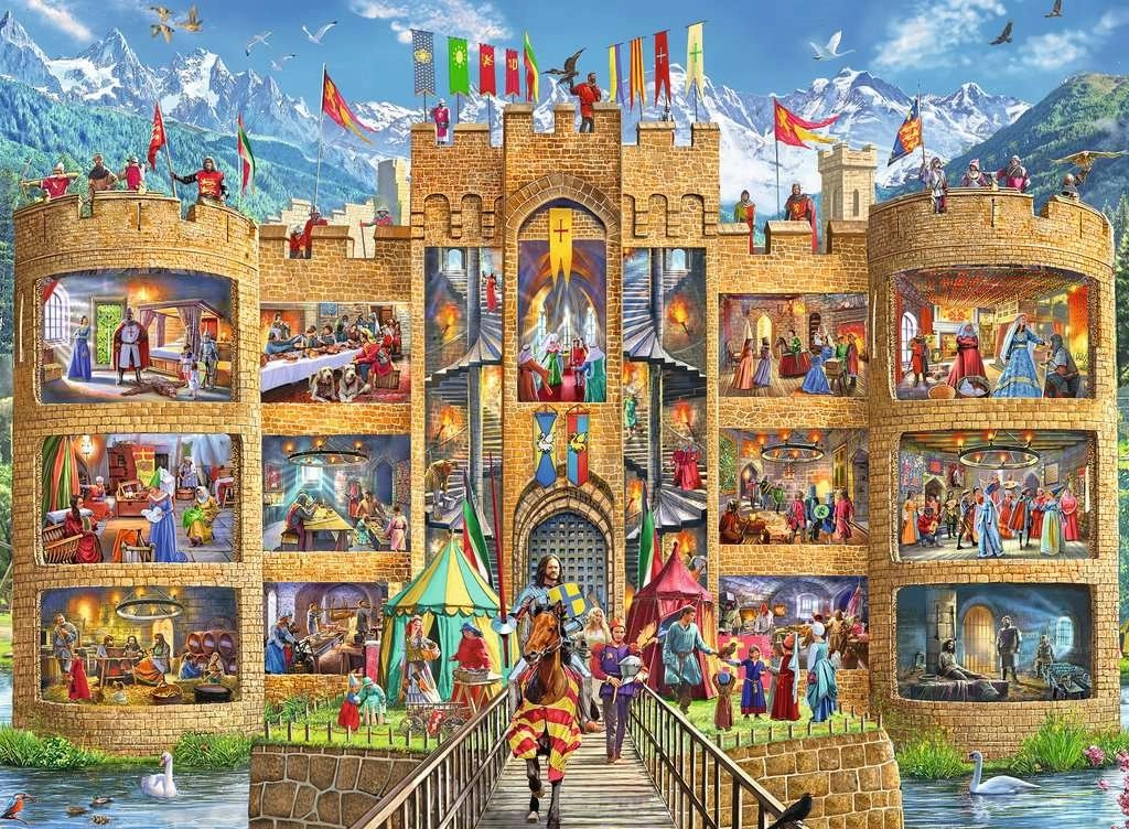 E-shop RAVENSBURGER Pohled do rytířského hradu XXL 150 dielov