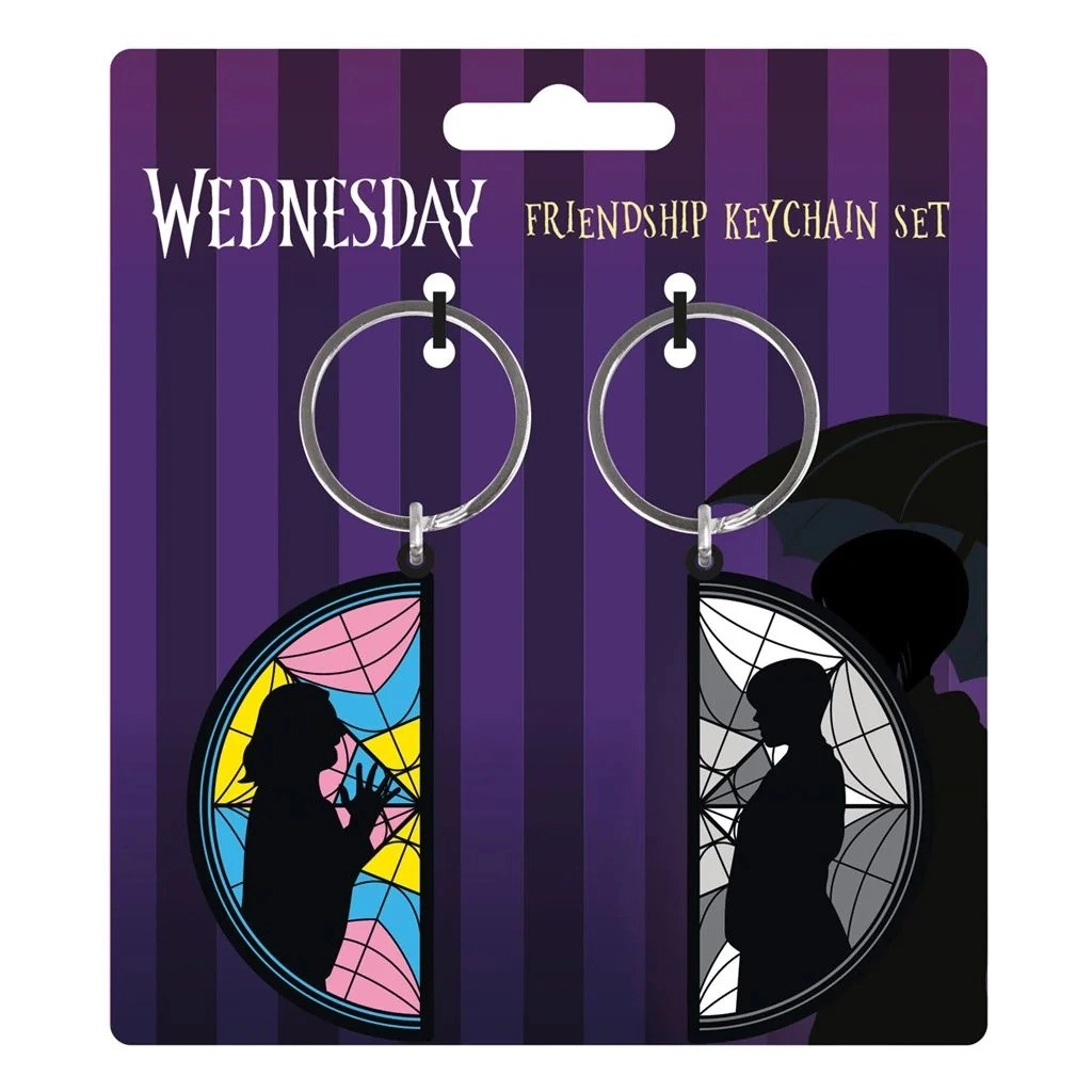E-shop Prívesok na kľúče Pyramid International Wednesday Enid Window, 2 ks