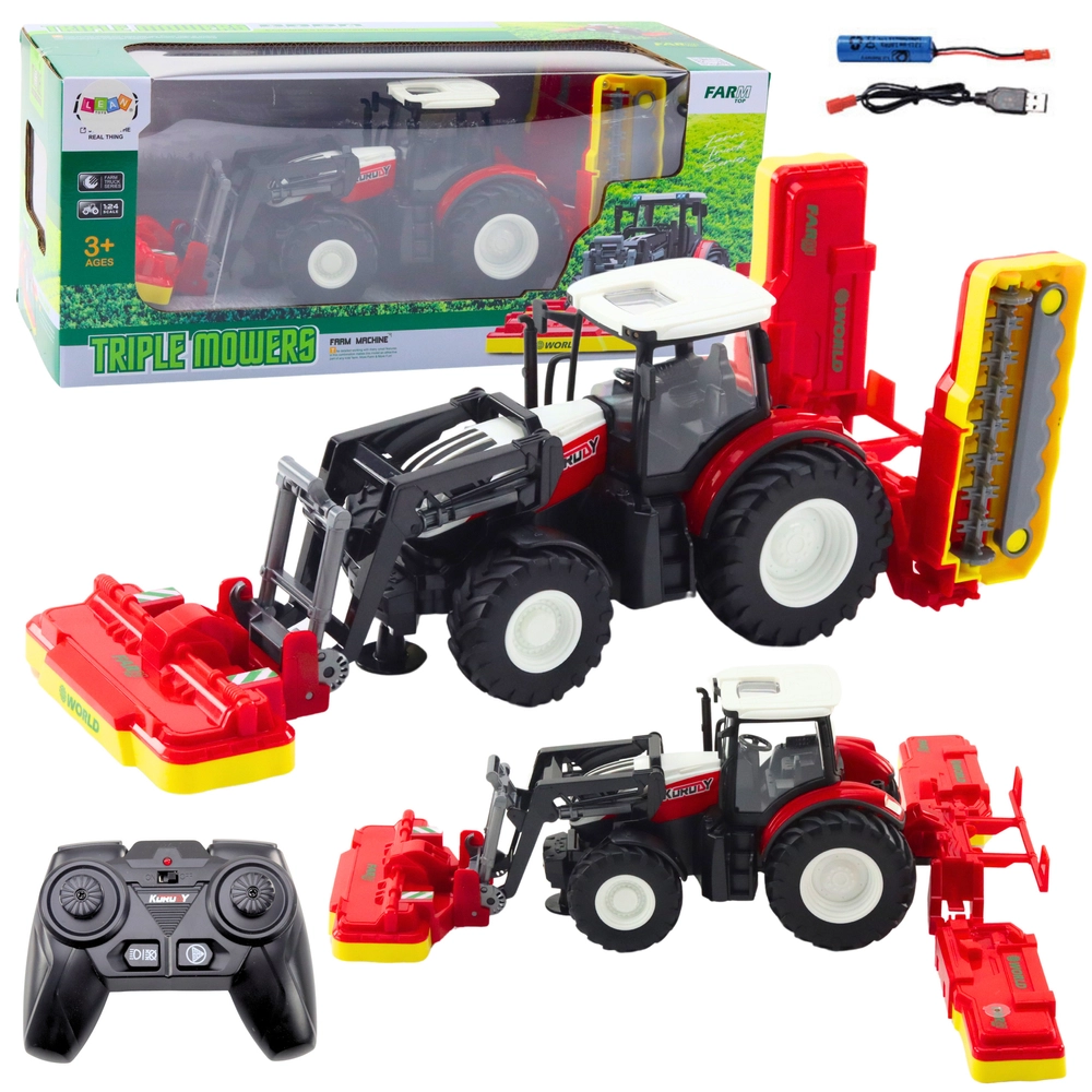 Zábavný RC traktor s kosačkami