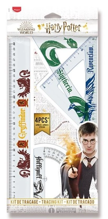 E-shop Sada geometrických potrieb HARRY POTTER 4 ks