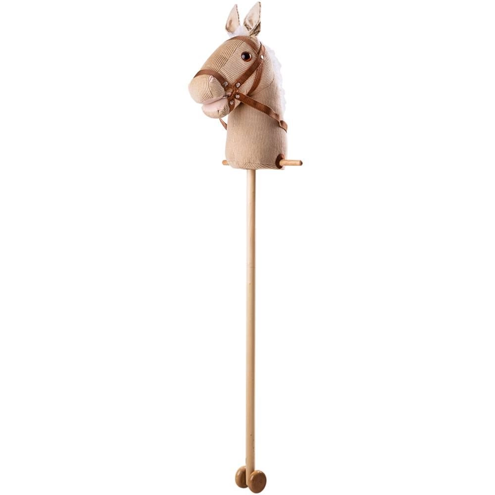 E-shop Bigjigs Růžový kůň na tyči
