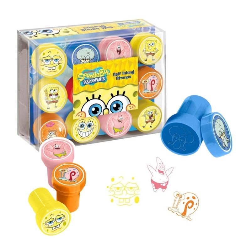 Spongebob pečiatky 12 ks