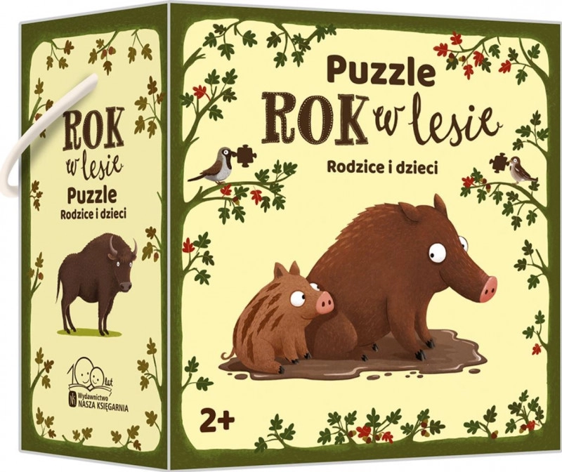 E-shop Rok v lese: rodičia a deti – detské puzzle 20 dielikov
