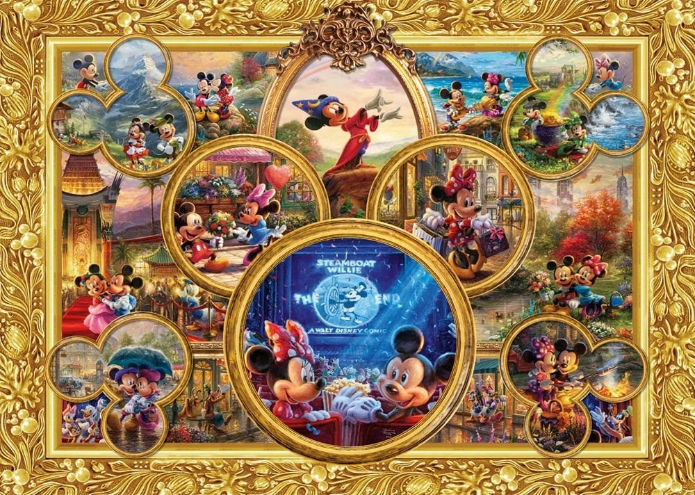 E-shop Schmidt Kinkade: Mickey & Minnie Disney Dreams Collection 2000 dielov