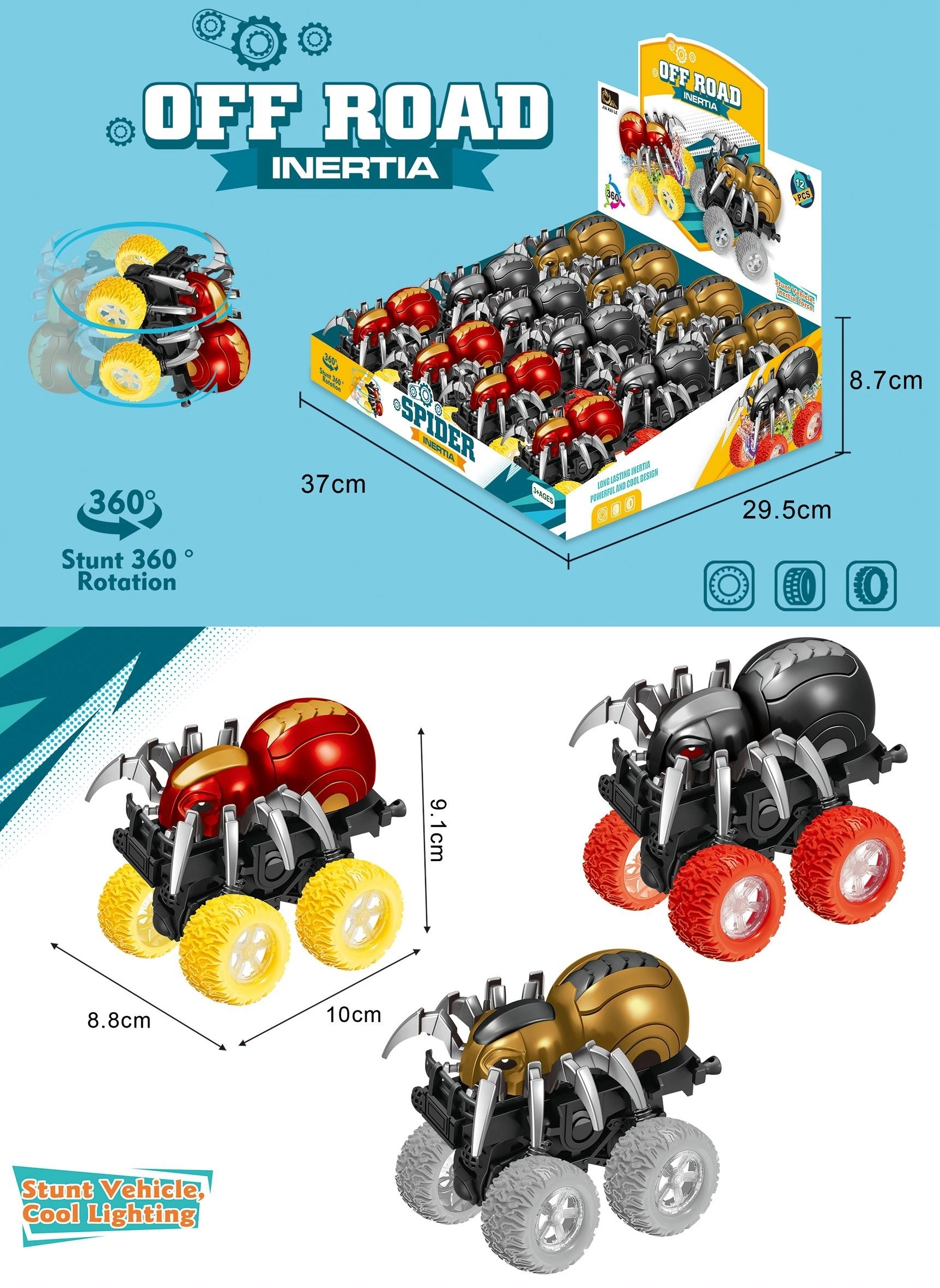 E-shop Auto pavúk 10 cm