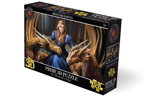 Puzzle 3D – dračia kráľovná, 100 dielikov