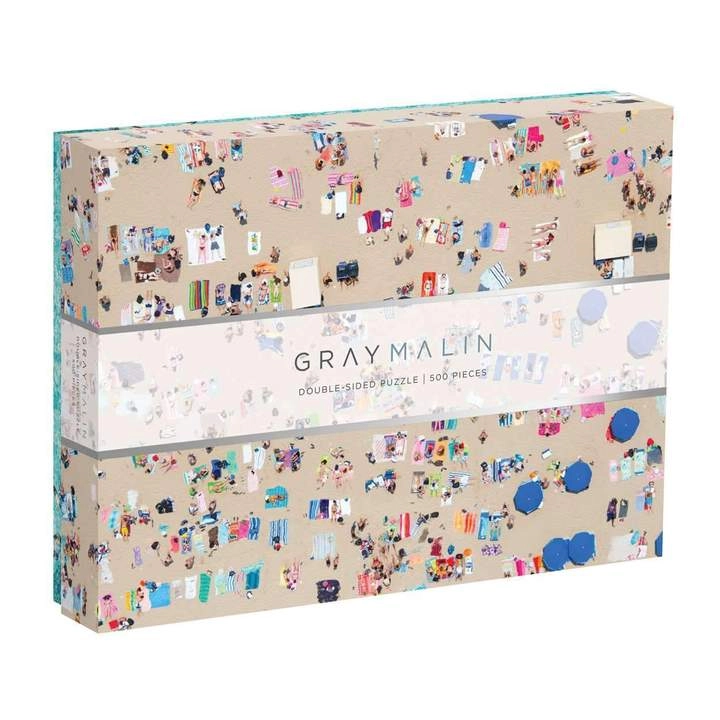 E-shop GALISON Oboustranné Gray Malin: Pláž 500 dielov