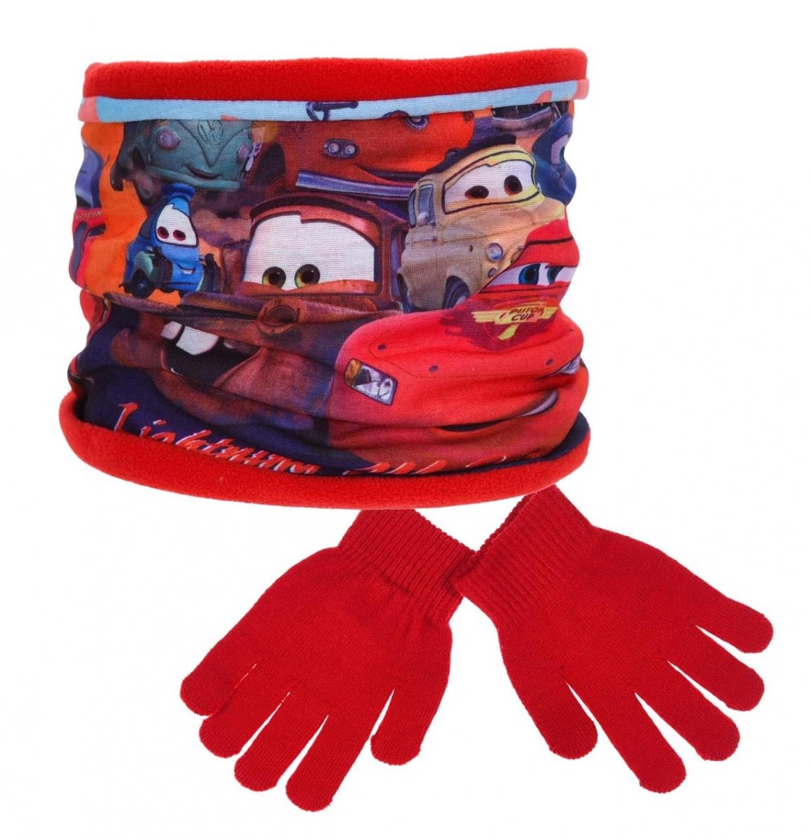 Súprava nákrčník a rukavice Disney Cars