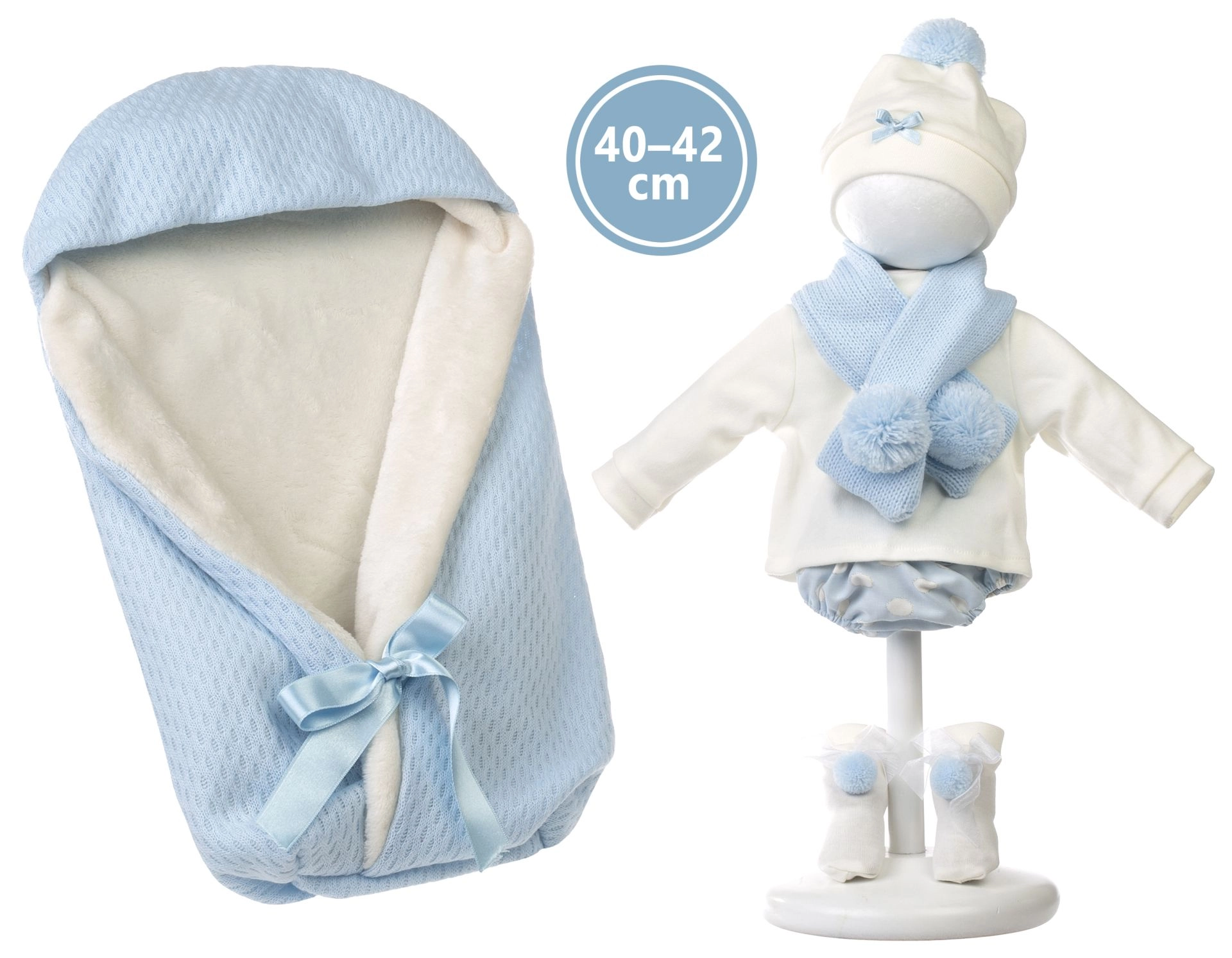 E-shop Llorens M738-61 oblečenie pre bábätko NEW BORN 40-42 cm