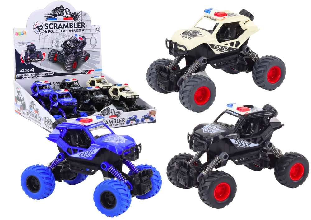 E-shop shumee Policajné auto Friction Drive 3 Off-Road farby