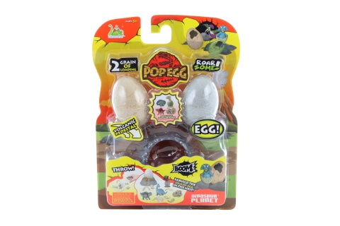 Sada dinosauřích hračiek s hniezdom a rozbíjateľnými vajcami