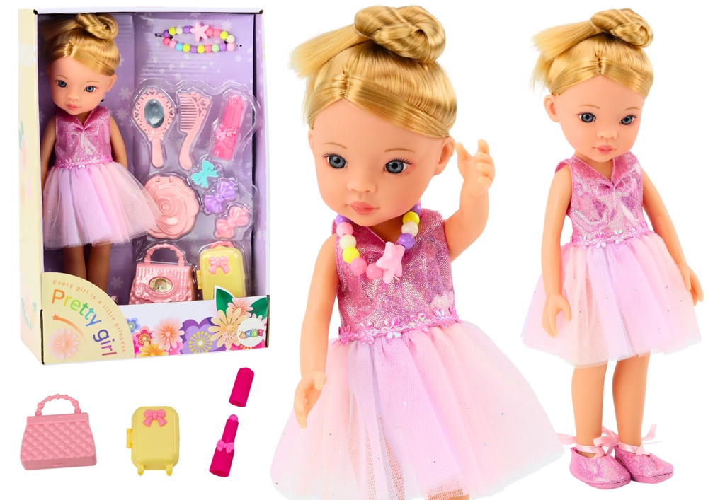 E-shop Majlo Toys baletka Pretty Girl 34 cm s príslušenstvom
