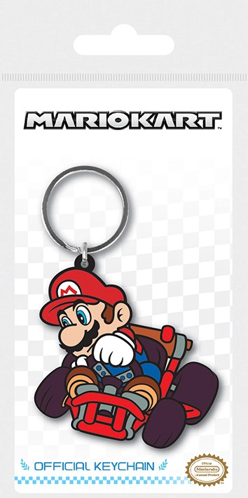 E-shop Prívesok na kľúče Nintendo Mario Kart Mario Drift Rubber Keychain