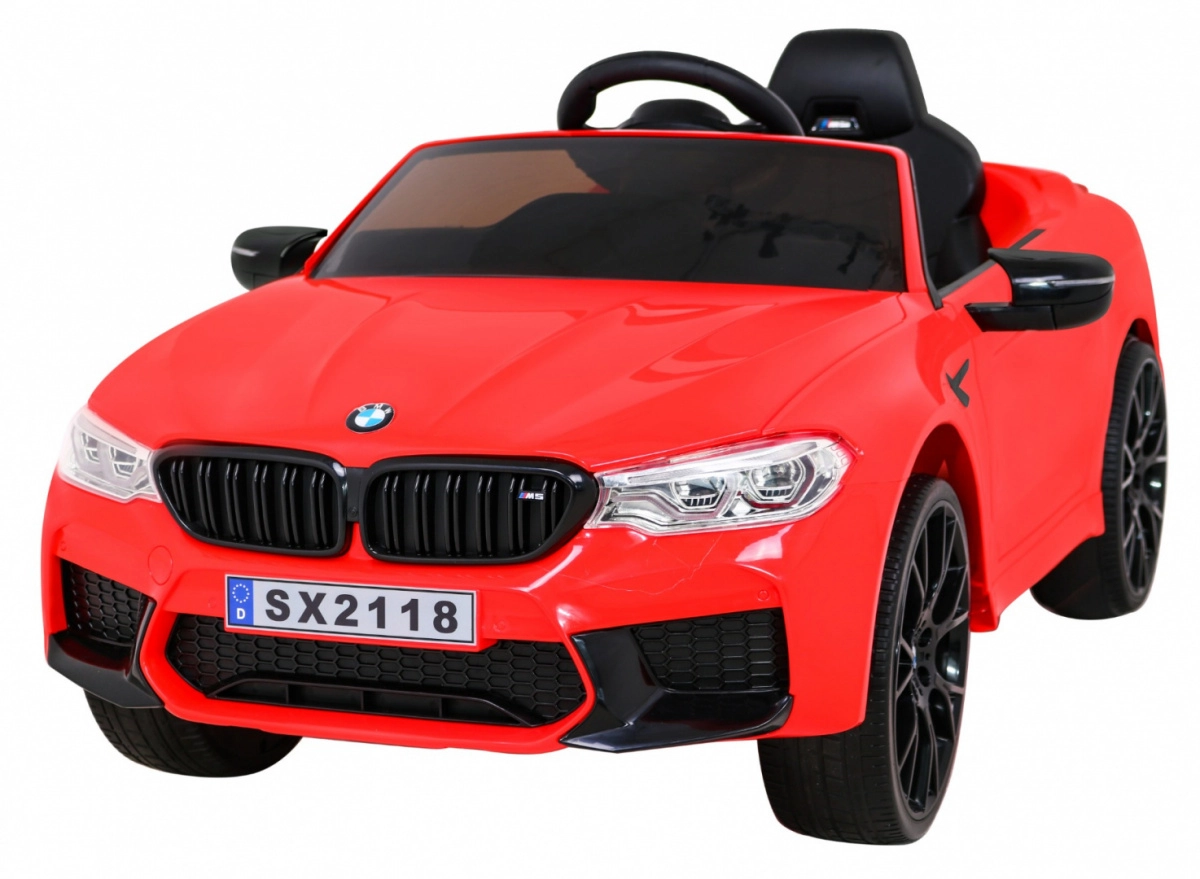 detské elektrické auto bmw m5 drift červené