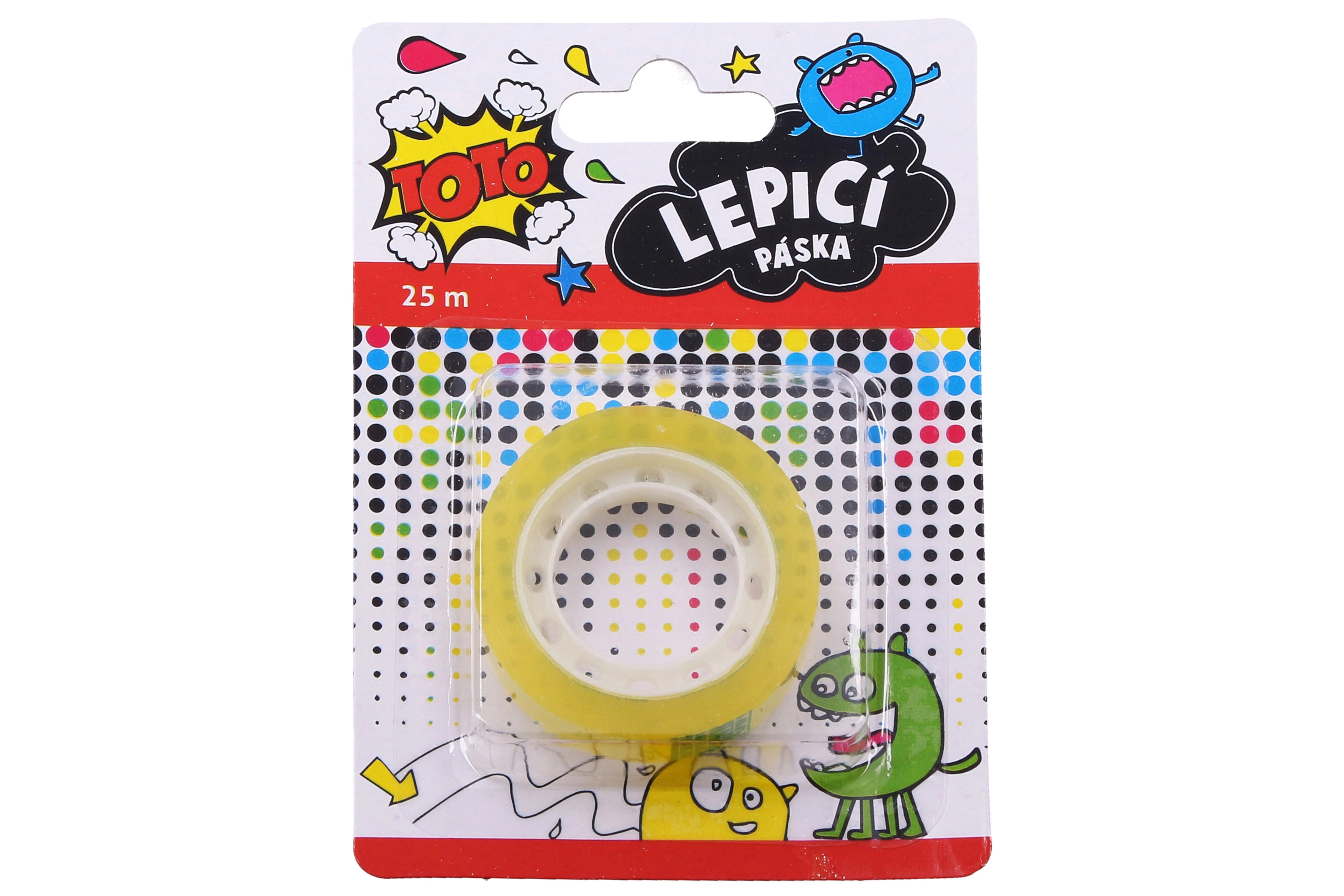 E-shop TOTO Lepiaca páska 12 mm x 25 m blister