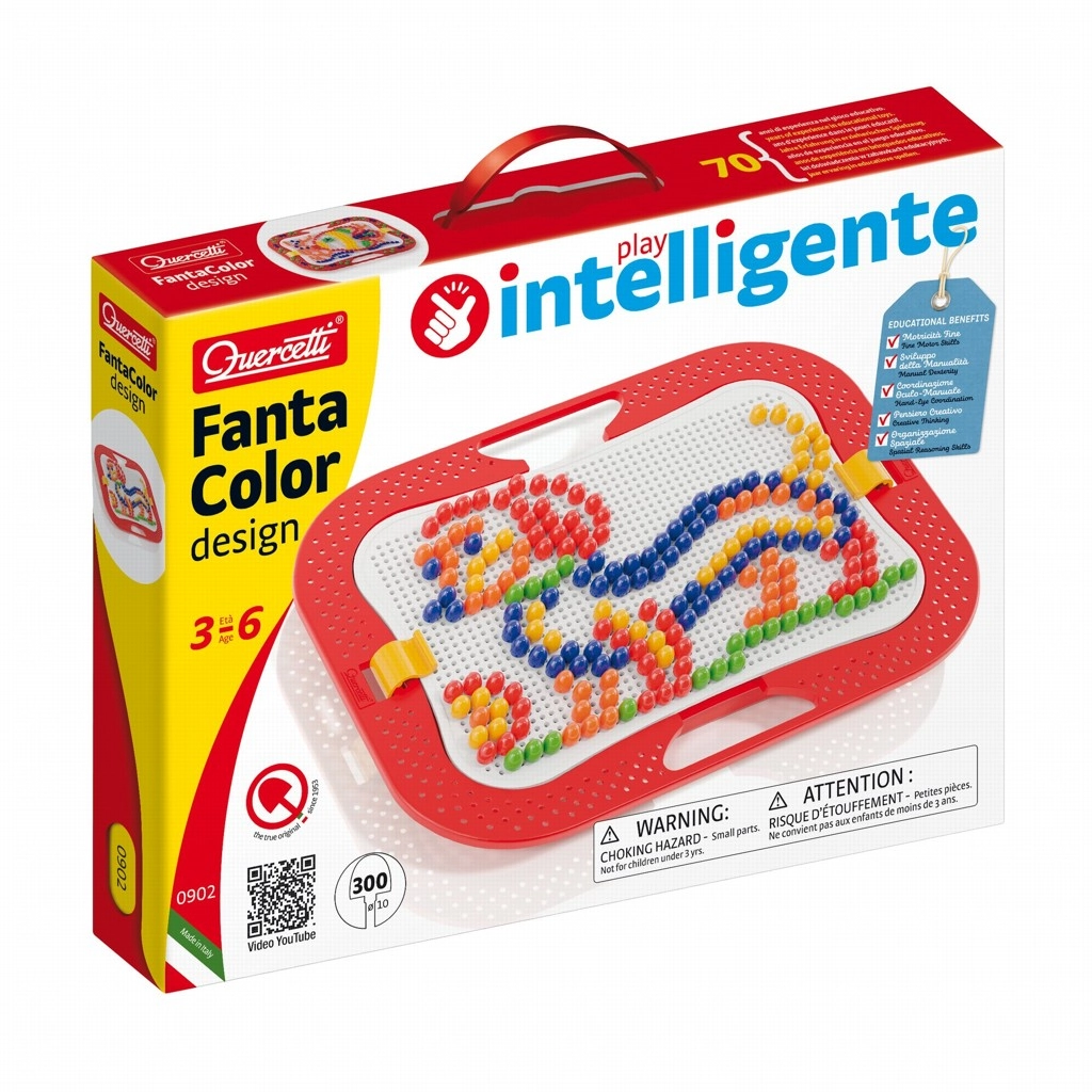 E-shop Quercetti FantaColor Design 300 ks (Ø10 mm)