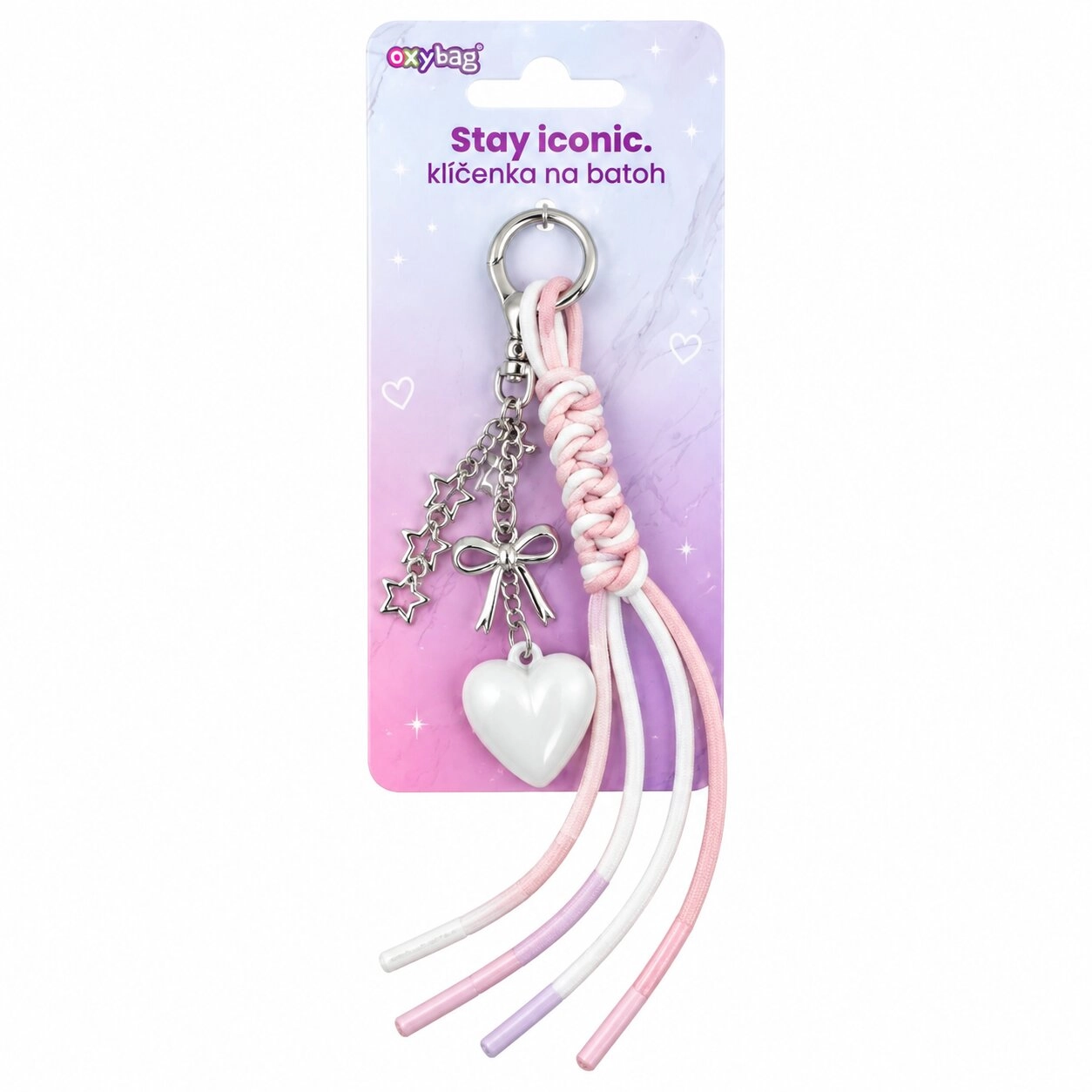 Oxybag fashion kľúčenka srdce