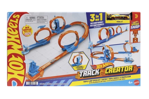 Hot Wheels Trojitá Smyčková Dráha