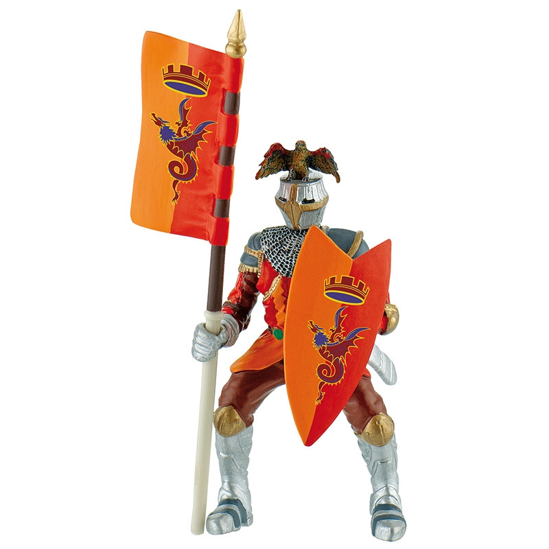 E-shop Bullyland turnajový rytier červený figúrka