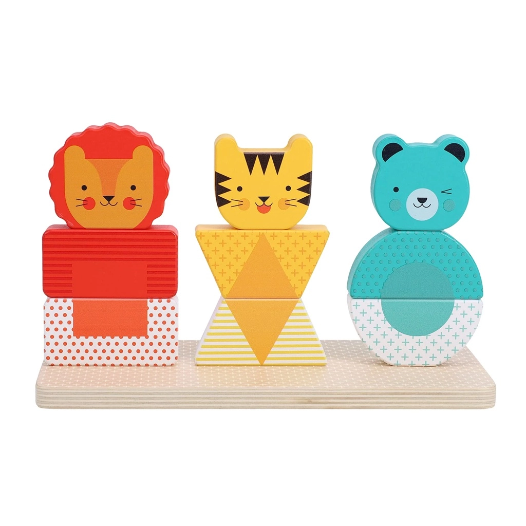 E-shop Petit Collage skladacie puzzle lev tiger a medveď