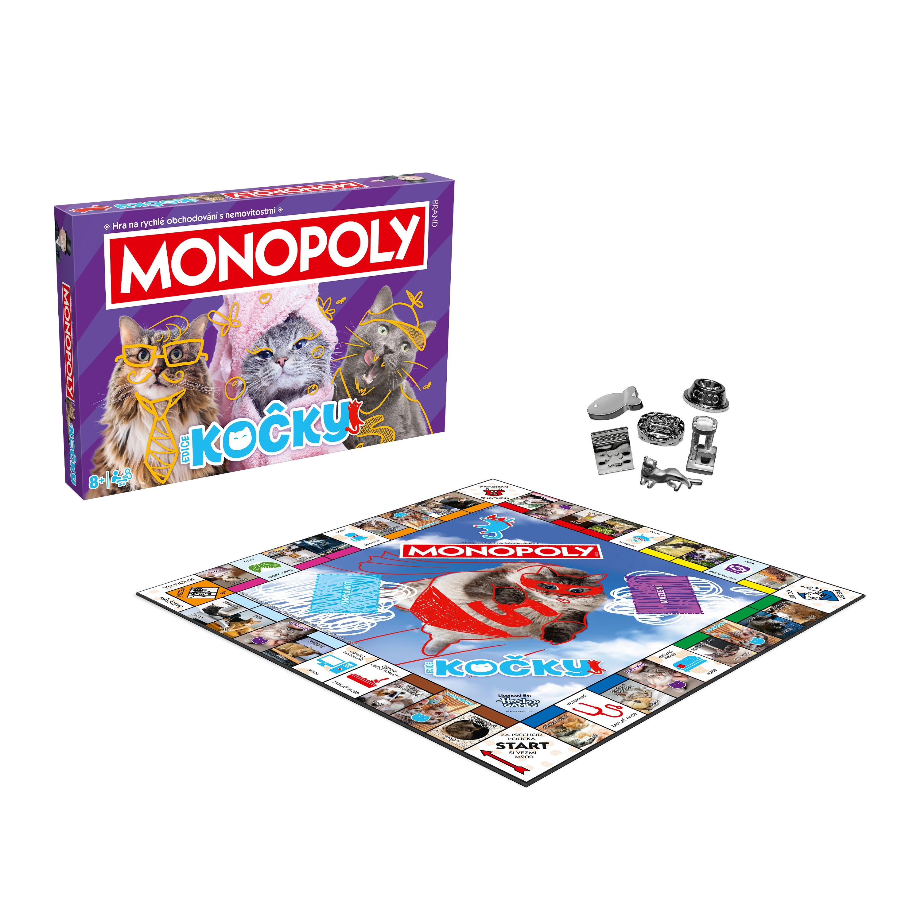 Monopoly: mačky – nová česká edícia
