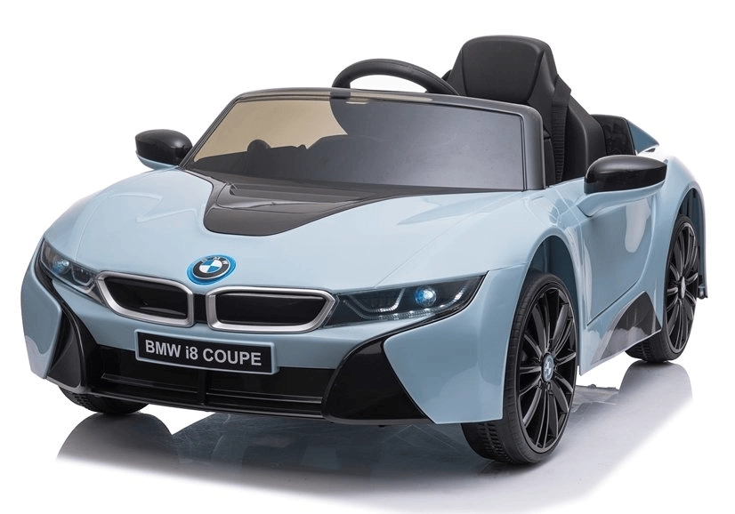 Elektrické autíčko pre deti BMW i8 – modré, 12 V